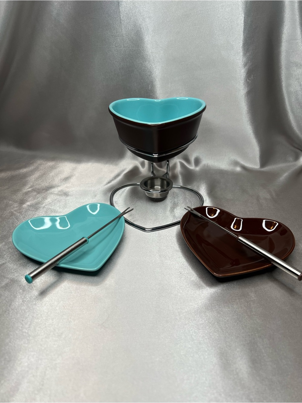 Chantal SweetHeart Series Chocolate Fun Fondue Set for Two